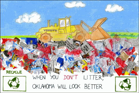 WHEN YOU DON'T LITTER, OKLAHOMA WILL LOOK BETTER
