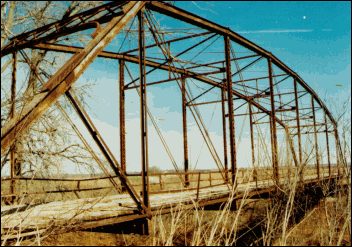 Walnut Creek bridge.
