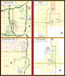 Capitol, Enid,Lawton/Ft. Sill & Stillwater Maps
