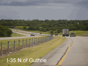 I-35 north of Guthrie