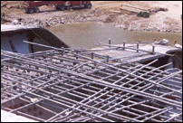 Reinforcing Steel after Concrete Clearing