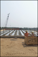 View of Span One Decking Preparation