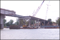 View of Worksite from Upriver