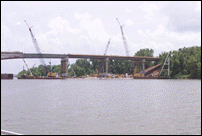 Worksite from Upriver