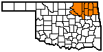 Oklahoma showing District 8