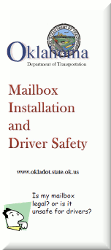 Mailbox installation and driver safety Brochure